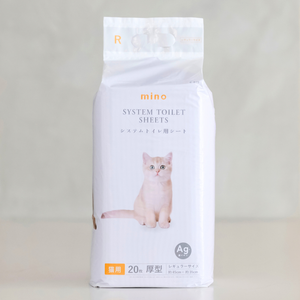 mino 猫用システムトイレシート 厚型 各社共通サイズ 約44×29cm 20枚入り 銀イオン配合 mino Online Store