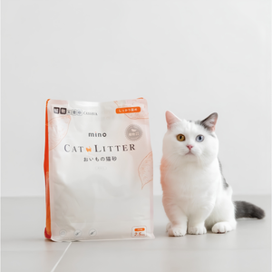 mino えんどう豆の猫砂 植物由来 無香料 粉立ちを抑えたペレットタイプ 2.5kg mino Online Store