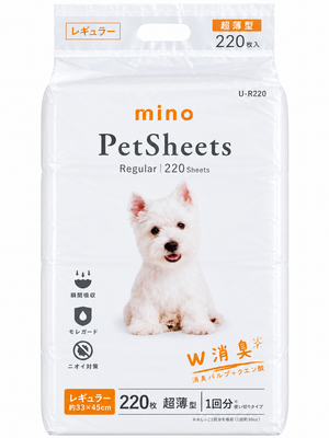 mino ペットシーツ 犬用トイレシートW消臭 モレガード 1回使い切り 無香料 JPPMA認証 mino Online Store